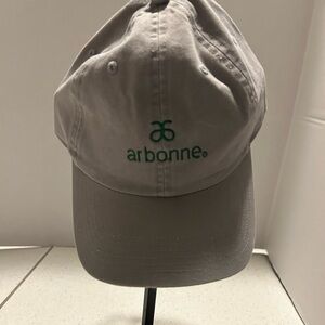 Arbonne Light Tan Cap with Green Embroidered Logo